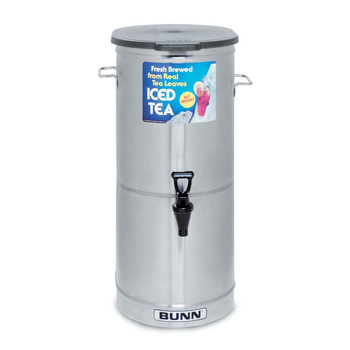 Bunn TDO-5 Cylinder Style Dispenser with Solid Lid, 34100.0001