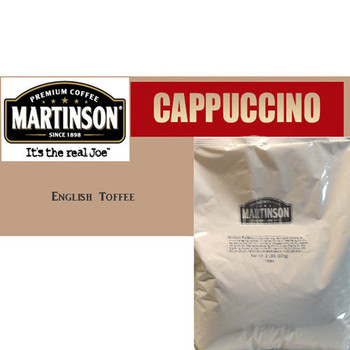 Martinson English Toffee Cappuccino Instant Cappuccino Mix 12 Lb