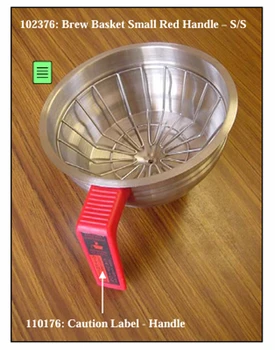 Tim Hortons 102376 Stainless Steel Tea Filter Basket, newco 102370