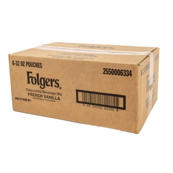 Folgers French Vanilla Cappuccino Mix 6 Bags