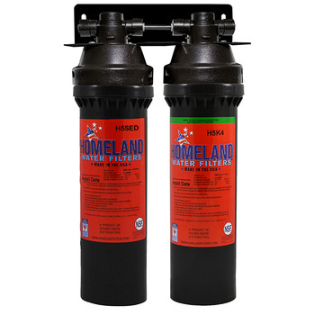 Homeland CMHVK21KIT City Dual Water Filtration System + Faucet