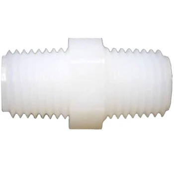 HHD Water Filter Head Plastic Pipe Union Connector 1/4" MPT, PPC4-10-PK