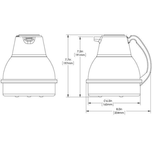 Bunn 36029.0001 1.9 Liter Thermal Carafe, Portable Server