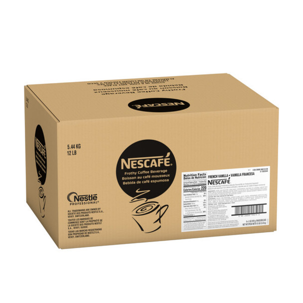 Nescafe French Vanilla Cappuccino 12 Lbs., 00028000990190USL