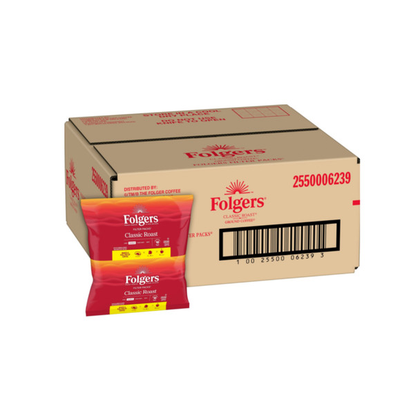 Folgers Regular Coffee Filter Pack 0.9 oz 40 C/T, 2550006239
