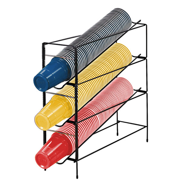 3 Selection Vertical Wire Rack Cup Dispenser, VCD3