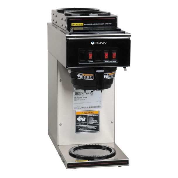 Bunn VP17-3 Pour Over Coffee Brewer with 3 Warmers, 13300.0004