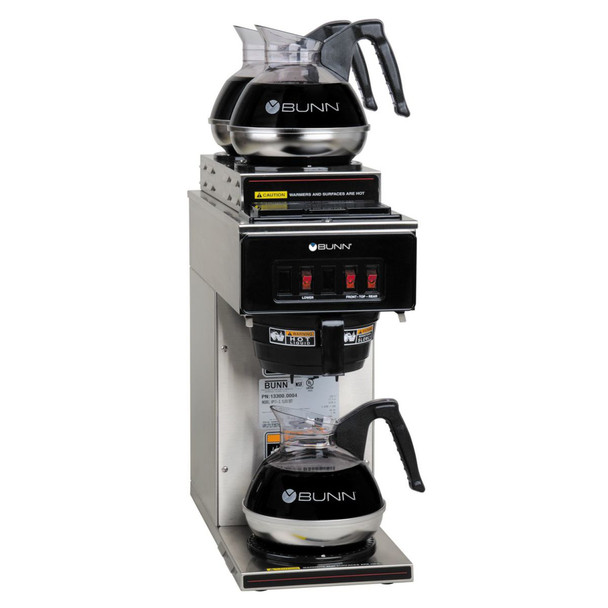 Bunn VP17-3 Pour Over Coffee Brewer with 3 Warmers, 13300.0004