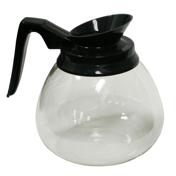 Bloomfield Black Handle Glass Coffee Pot