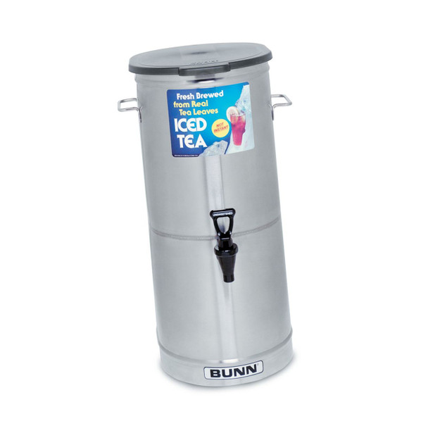Bunn TDO-5 Cylinder Style Dispenser with Solid Lid, 34100.0001