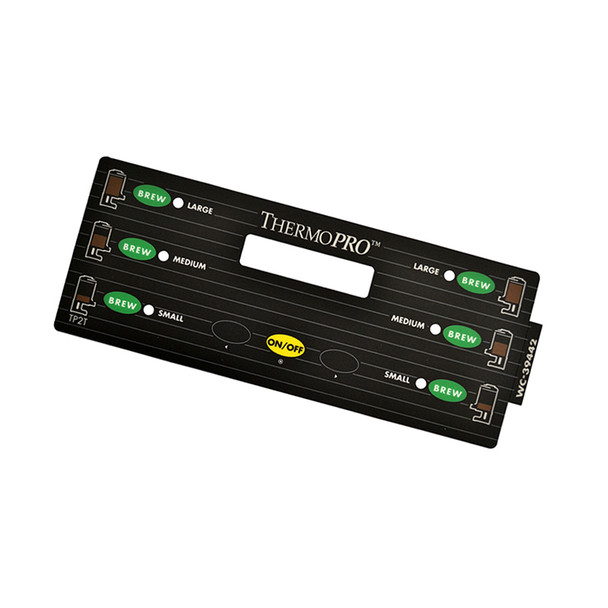 Wilbur Curtis WC-39442 Label, UCM Overlay, 3375000817