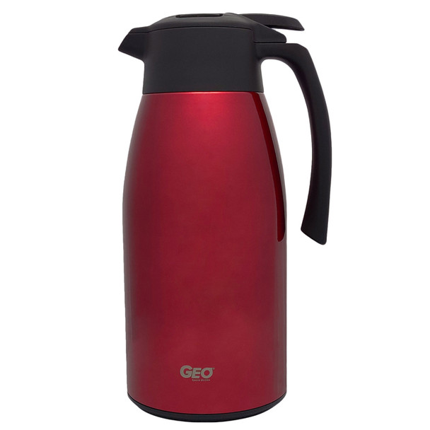 HHD 2.0 Liter Red Stainless Steel Carafe