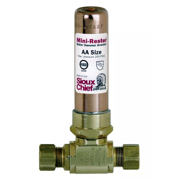 Sioux Chief Water Hammer Water Arrestor 1/4" Compression