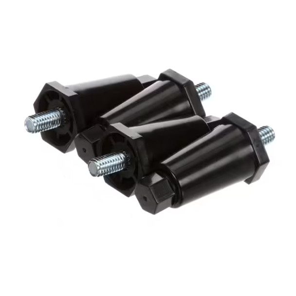 Newco 100542 Adjustable 4" Black Leg Kit 4 C/T