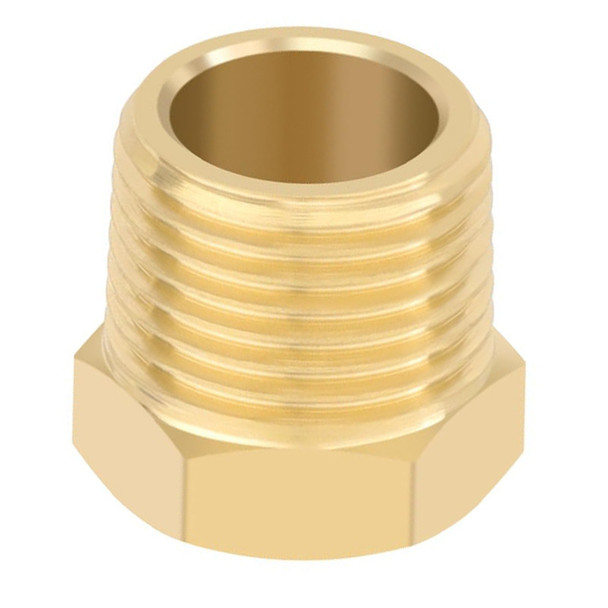 Brass Adapter Reducer Bushing 3/4" MPT x 3/8" FPT, BU126