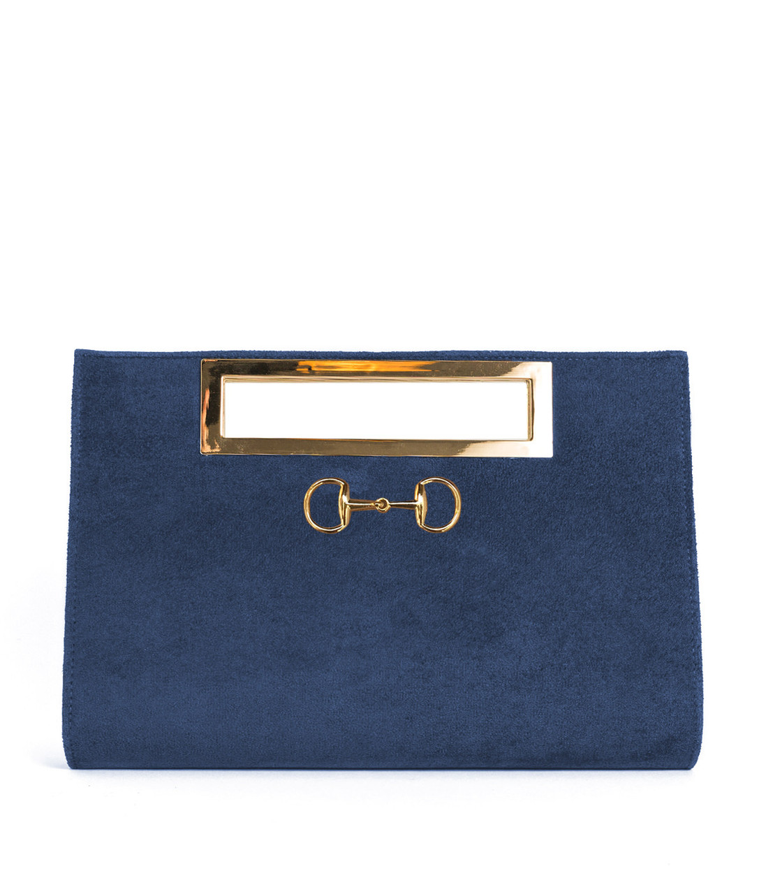 SOPHIE CLUTCH IN SUEDE EMBROIDERED DELAUNAY - CARIBOU - Chloe Ramseyer