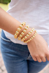Lisi Lerch Parker - Gold Beaded Bracelet 