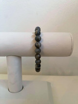   8mm Grey Marble Quartz Bracelet- Sample Sale -  Final Sale 