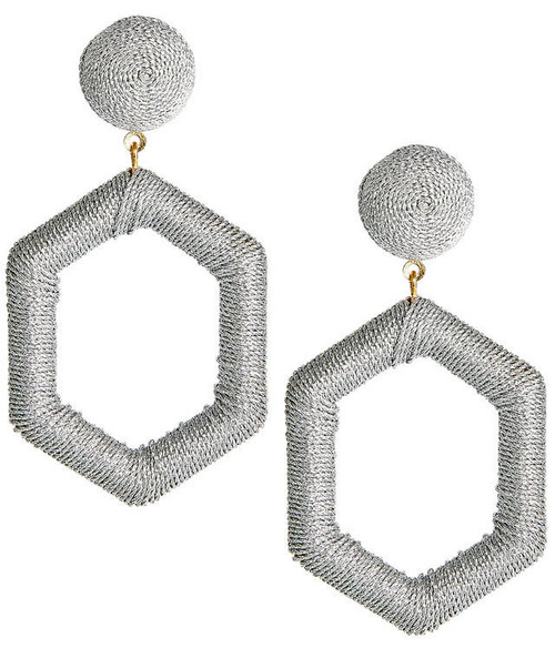 Lisi Lerch Elliot Disco - Silk Wrapped Earrings - Sample Sale Final Sale 