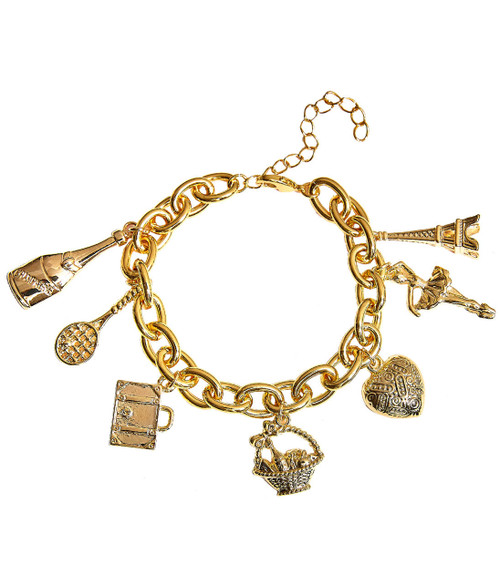 Lisi Lerch Brooke - Gold Charm Bracelet  