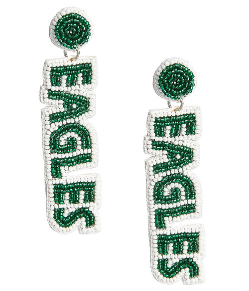 Lisi Lerch Eagles Drop  - Fabric Backed Earrings  