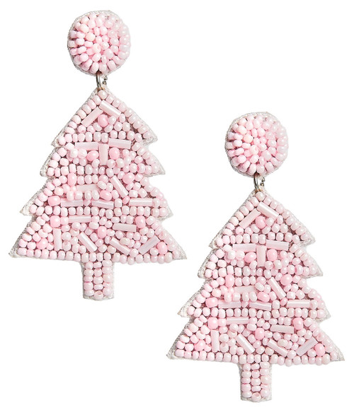 Lisi Lerch Christmas Tree Pink - Earrings - Sample Sale - Final Sale 