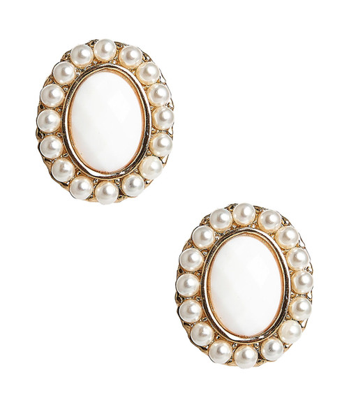 Lisi Lerch Hampton - Pearl Stud - Sarah Weisbrod Collection  