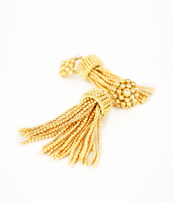 Tassel Earrings Gold Lisi Lerch