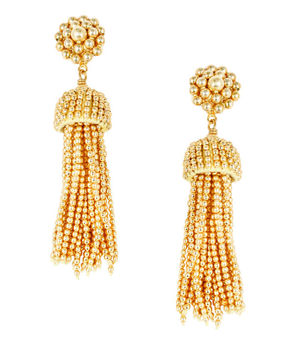 Tassel Earrings Gold Lisi Lerch