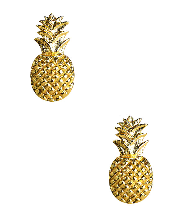 Pineapple Stud - Gold