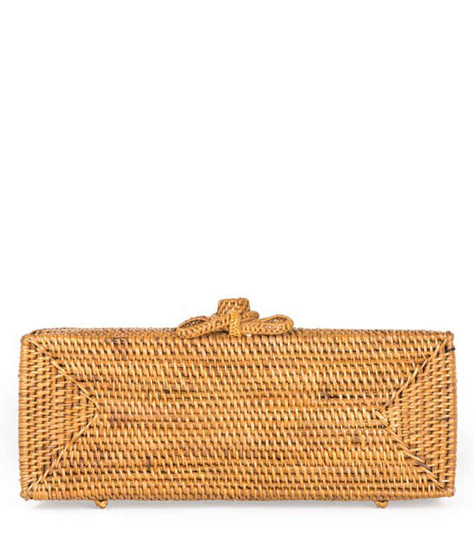 Black Samantha Thin Clutch Bag With Gold Hardware – colette by colette  hayman