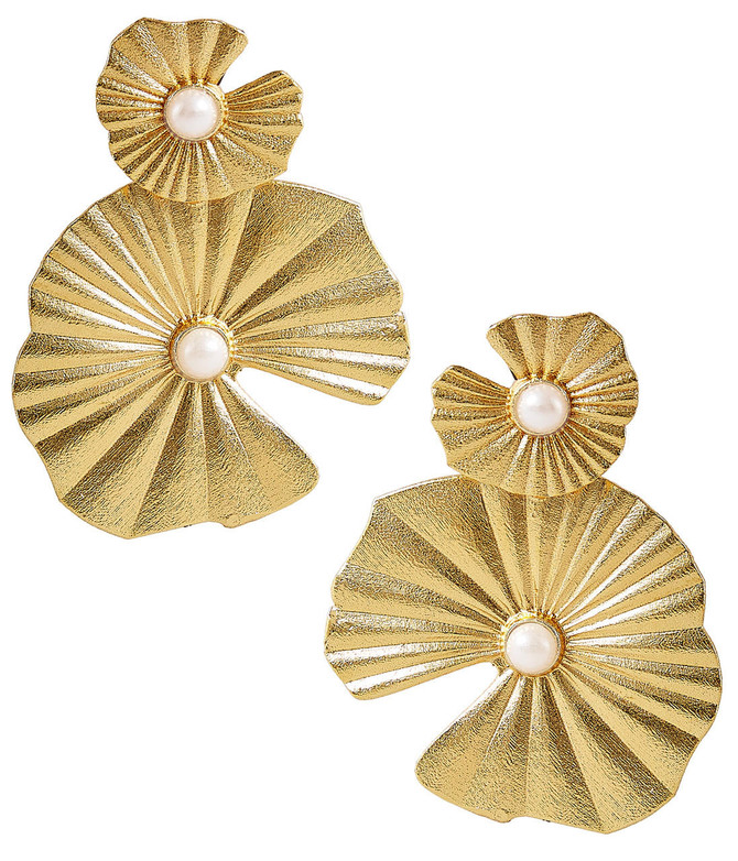 Lisi Lerch Lilly Pad Double Stud Earring 