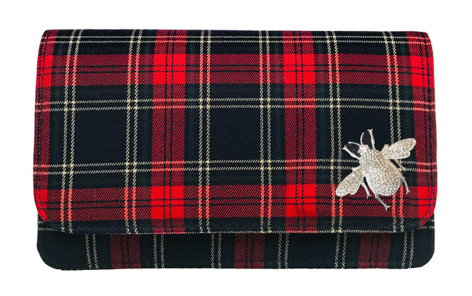 Lisi Lerch  Ruby Plaid Clutch - Fall 2023 Options 