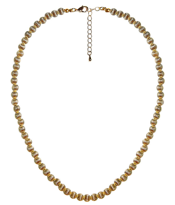 Lisi Lerch Parker Single Strand Necklace - 6mm Brushed Gold 