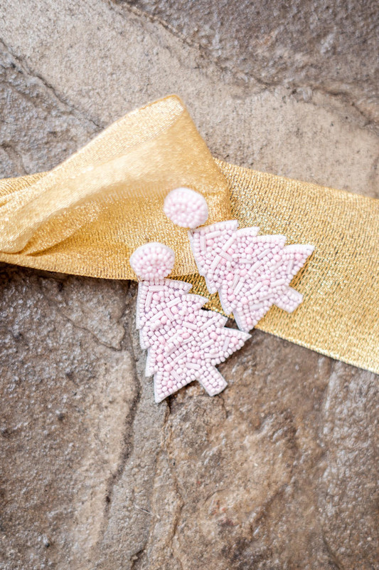 Lisi Lerch Christmas Tree Pink - Earrings - Sample Sale - Final Sale 