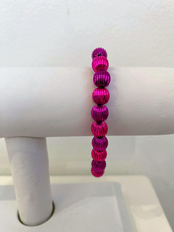  10mm Parker Mixed Bracelet-Pink & Purple- Sample Sale -  Final Sale 