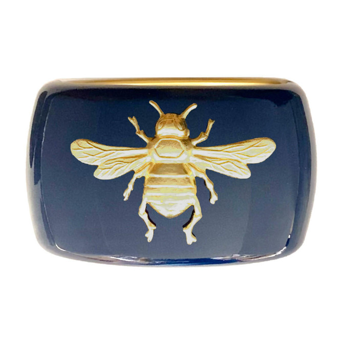 Lisi Lerch Large Cuff - Navy - Bee 