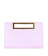 Chloe Suede Clutch - Lavender