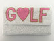 Lisi Lerch Hot Pink Golf Love  - Beaded Clutch - Sample Sale - Final Sale 