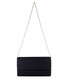 Lisi Lerch Avery Fold Over Black Woven Clutch With Lion Door Knocker 