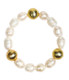 Lisi Lerch Georgia Beaded Bracelet Stack  - Freshwater Pearl 14mm and 2 - 14mm 
