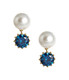 Lisi Lerch Crawley - Pearl and Rhinestone Earrings - Amy Littleson Collection 