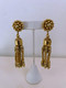  Gold Beaded Tassel Earring- Sample Sale -  Final Sale 