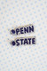 Lisi Lerch Penn State Drop  - Fabric Backed Earrings  