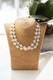 Lisi Lerch White & Gold Lana Beaded Necklace - WS 