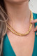 Lisi Lerch Parker Single Strand Necklace - 4mm Brushed Gold 
