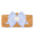  Colette - Fluffy Bow - White Shell 