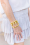 Georgia - Gold Beaded Bracelet