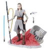 Star Wars The Black Series 6 inch Action Figure - Rey (Jedi Training) on Crait