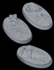 GreenStrawberry WG002-22-24 - 3x Zombie Graveyards Bases - oval 60mm